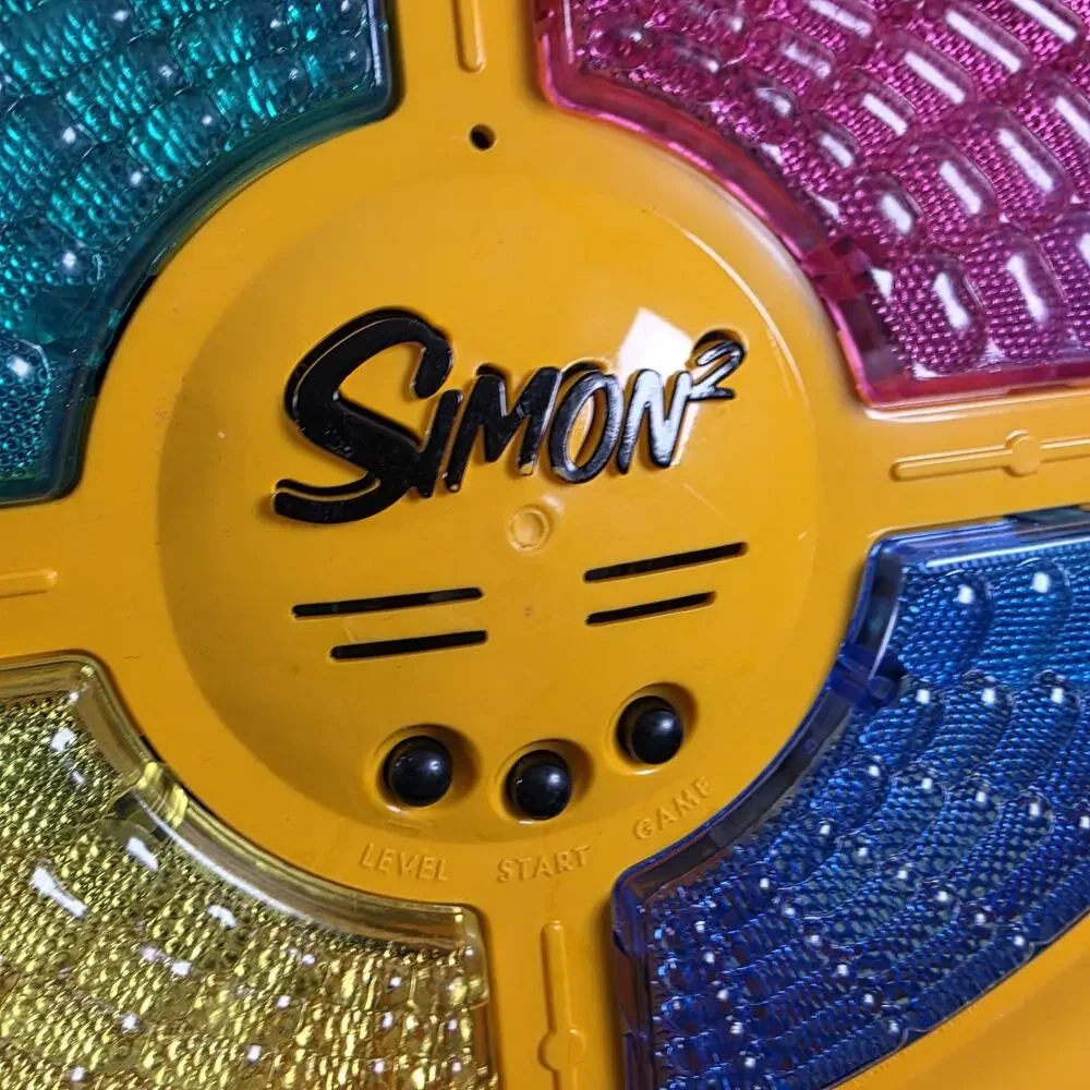 Simon 2 Electronic Memory Double Sided Game Unit Milton Bradley Hasbro 2000